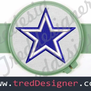 Cowboy Embroidery Design