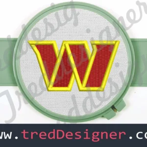 Washington Commanders embroidery design